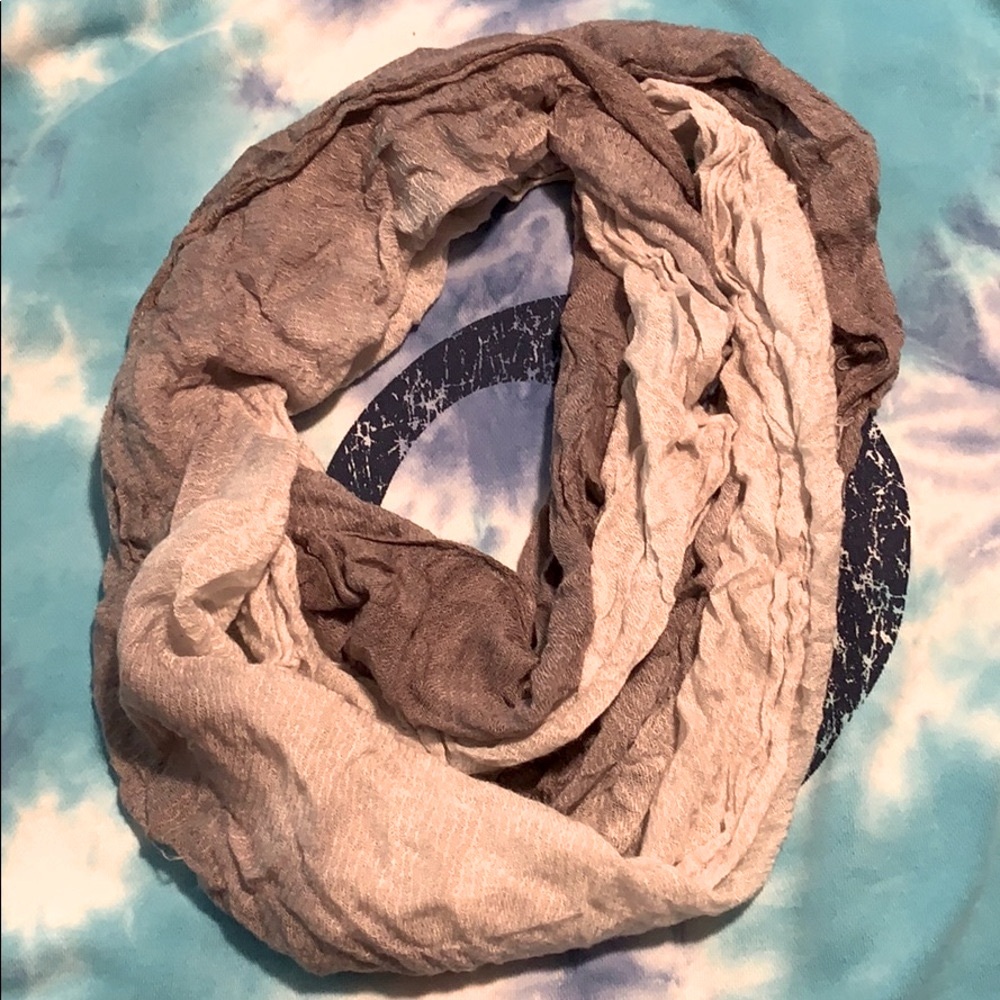 Viscose ombré infinity scarf
